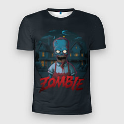 Футболка спортивная мужская Zombie Simpsons, цвет: 3D-принт