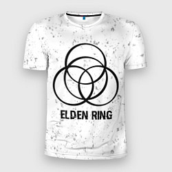 Футболка спортивная мужская Elden Ring glitch на светлом фоне, цвет: 3D-принт