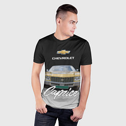 Футболка спортивная мужская Американская машина Chevrolet Caprice 70-х годов, цвет: 3D-принт — фото 2