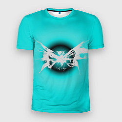 Мужская спорт-футболка Сияние бабочки - черный - коллекция Хуф и Ся