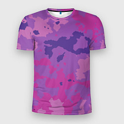 Мужская спорт-футболка Фиолетовый камуфляж