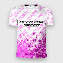 Футболка спортивная мужская Need for Speed pro gaming: символ сверху, цвет: 3D-принт