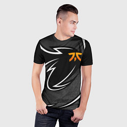 Футболка спортивная мужская Fnatic - white line, цвет: 3D-принт — фото 2