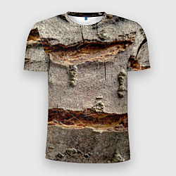 Мужская спорт-футболка Деревянный разлом
