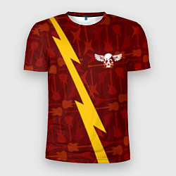 Мужская спорт-футболка Nazareth гитары и молния