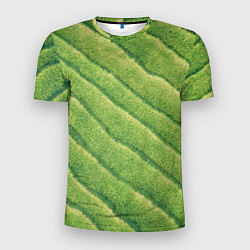 Мужская спорт-футболка Травяной паттерн