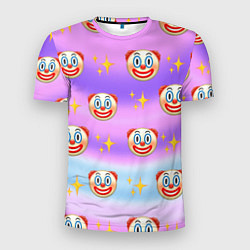 Мужская спорт-футболка Узор с Клоунами
