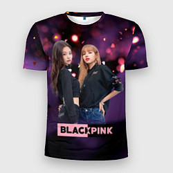 Футболка спортивная мужская Blackpink purple, цвет: 3D-принт