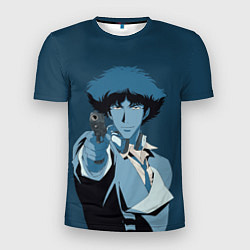 Мужская спорт-футболка Spike Spiegel blue