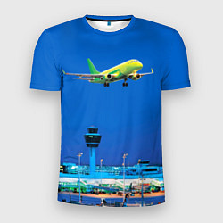 Мужская спорт-футболка S7 Боинг 737