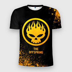 Футболка спортивная мужская The Offspring - gold gradient, цвет: 3D-принт