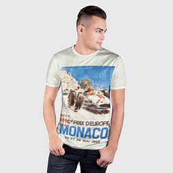 Футболка спортивная мужская Монако - Гран-при, цвет: 3D-принт — фото 2