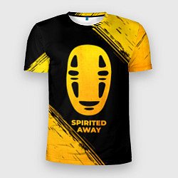 Футболка спортивная мужская Spirited Away - gold gradient, цвет: 3D-принт
