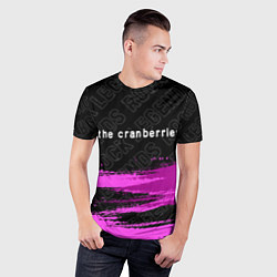 Футболка спортивная мужская The Cranberries rock legends: символ сверху, цвет: 3D-принт — фото 2