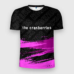 Футболка спортивная мужская The Cranberries rock legends: символ сверху, цвет: 3D-принт