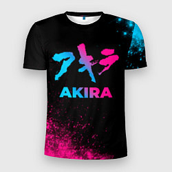 Футболка спортивная мужская Akira - neon gradient, цвет: 3D-принт