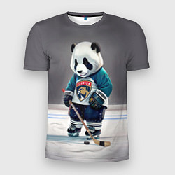 Мужская спорт-футболка Panda striker of the Florida Panthers