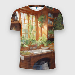 Мужская спорт-футболка Фантастическая кухня ведьмы