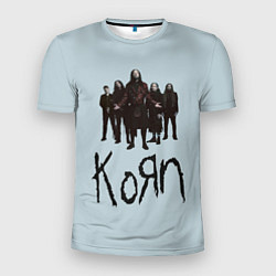 Футболка спортивная мужская Korn band, цвет: 3D-принт