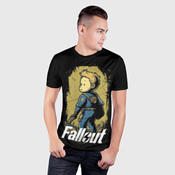 Футболка спортивная мужская Fallout boy, цвет: 3D-принт — фото 2