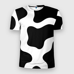 Футболка спортивная мужская Кожа коровы, цвет: 3D-принт