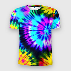 Мужская спорт-футболка Abstraction colorful composition