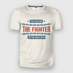 Футболка спортивная мужская The fighter, цвет: 3D-принт
