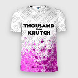 Футболка спортивная мужская Thousand Foot Krutch rock legends посередине, цвет: 3D-принт