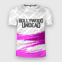 Мужская спорт-футболка Hollywood Undead rock legends посередине