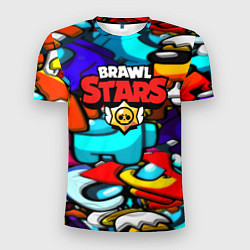Футболка спортивная мужская Brawl stars mobile game brawlers, цвет: 3D-принт