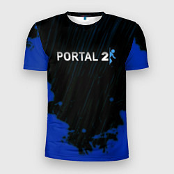 Футболка спортивная мужская Portal games, цвет: 3D-принт