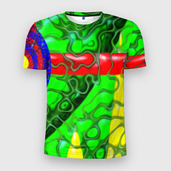 Футболка спортивная мужская Кожаный рельеф, цвет: 3D-принт