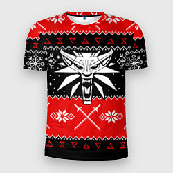 Мужская спорт-футболка The Witcher christmas sweater