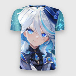 Футболка спортивная мужская Genshin Impact Furina Smile, цвет: 3D-принт