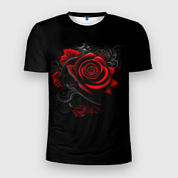 Мужская спорт-футболка Алая роза