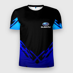 Мужская спорт-футболка Subaru geomery