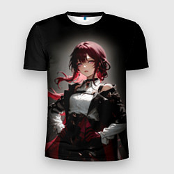 Мужская спорт-футболка Хонкай- Кафка