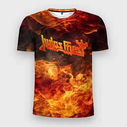 Футболка спортивная мужская Fire - Judas Priest, цвет: 3D-принт
