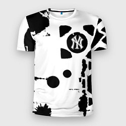 Мужская спорт-футболка New York yankees - baseball team pattern