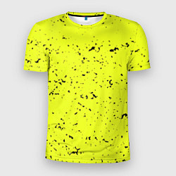 Мужская спорт-футболка Лимонная текстура