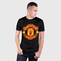 Футболка спортивная мужская Manchester United fc club, цвет: 3D-принт — фото 2