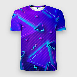 Футболка спортивная мужская Neon Pattern colored, цвет: 3D-принт