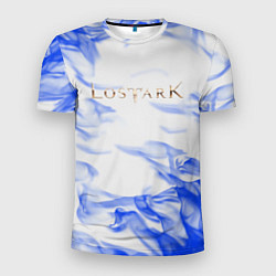 Футболка спортивная мужская Lostark flame blue, цвет: 3D-принт