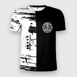 Футболка спортивная мужская Silent hill краски текстура гейм, цвет: 3D-принт
