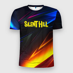 Футболка спортивная мужская Silent hill stripes neon, цвет: 3D-принт