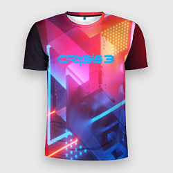 Футболка спортивная мужская Crysis текстура брони, цвет: 3D-принт