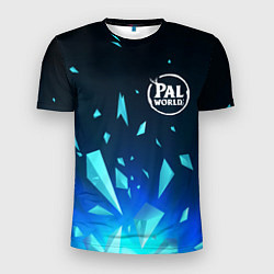 Мужская спорт-футболка Palworld взрыв частиц