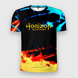 Футболка спортивная мужская Horizon zero dawn огонь и лёд, цвет: 3D-принт