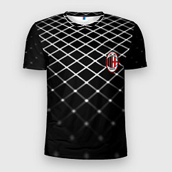 Футболка спортивная мужская Милан футбольный клуб, цвет: 3D-принт