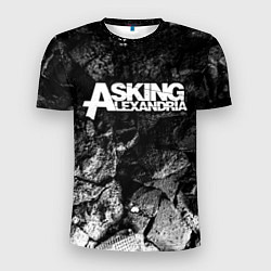 Мужская спорт-футболка Asking Alexandria black graphite